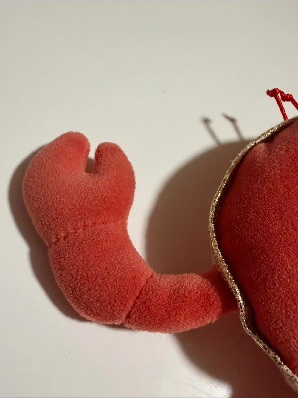 Bukowski orange striped crab plush